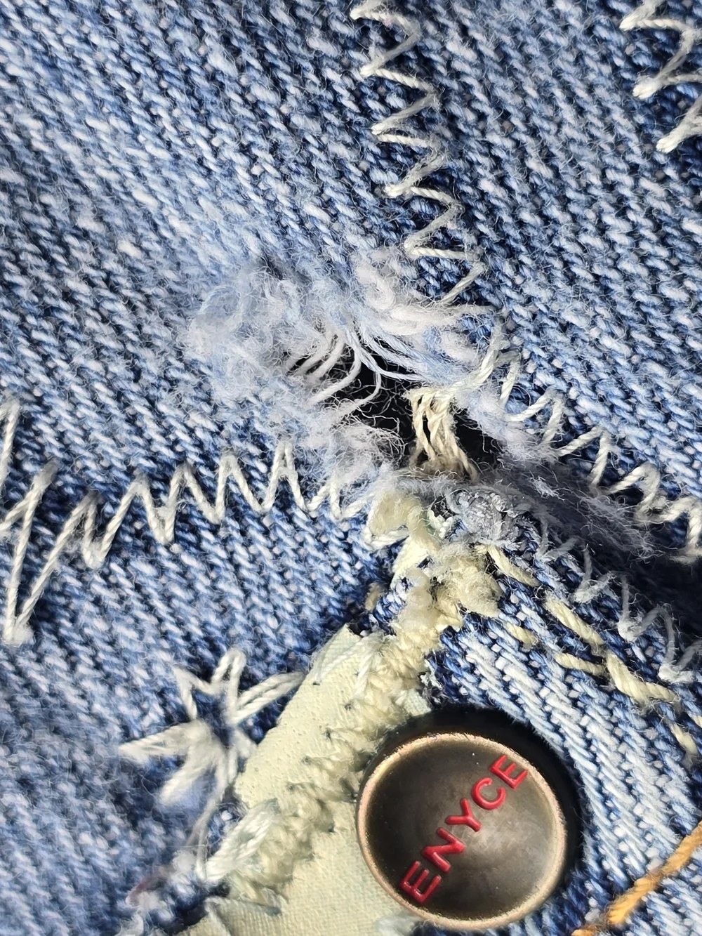 ENYCE Light Blue Denim Me n’s Shorts